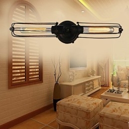 Lampada da parete classica tradizionale con mini camino