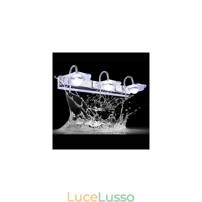 Applique da parete Illuminazione per il bagno Moderno Contemporaneo Metallo