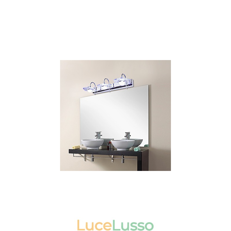 Applique da parete Illuminazione per il bagno Moderno Contemporaneo Metallo