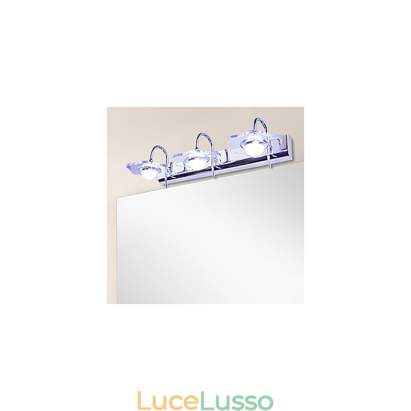 Applique da parete Illuminazione per il bagno Moderno Contemporaneo Metallo