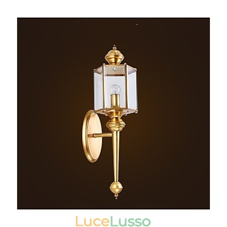 Lampada da giardino Lampada in rame Lampada da esterno Lampada impermeabile B Lampada da giardino Lampada in rame Lampada da esterno Lampada impermeabile B
