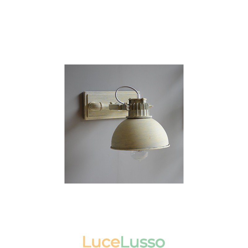 Lampada da parete vintage nostalgica in ferro battuto per corridoio, per balcone, applique da parete in ferro battuto del Nord Europa
