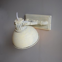 Lampada da parete vintage nostalgica in ferro battuto per corridoio, per balcone, applique da parete in ferro battuto del Nord Europa