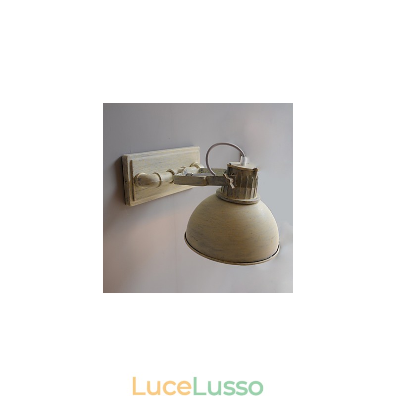 Lampada da parete vintage nostalgica in ferro battuto per corridoio, per balcone, applique da parete in ferro battuto del Nord Europa