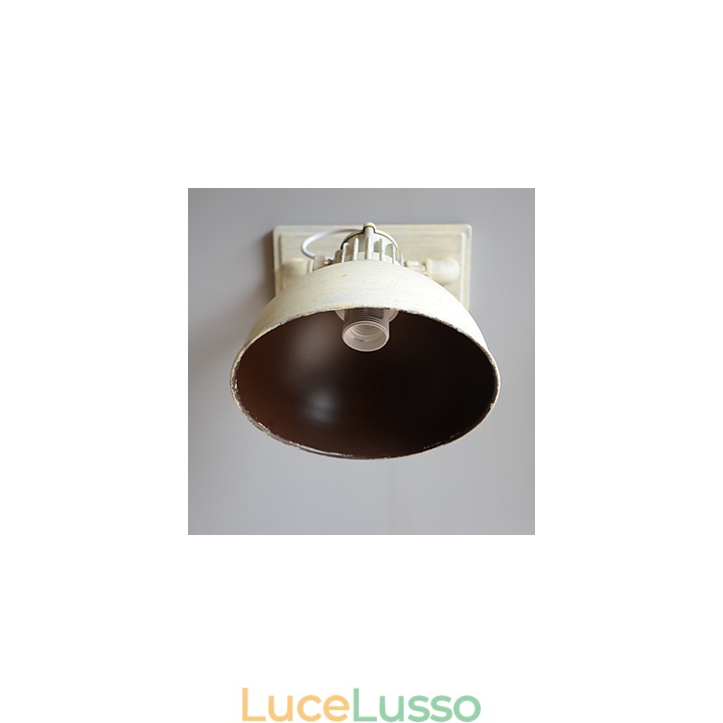 Lampada da parete vintage nostalgica in ferro battuto per corridoio, per balcone, applique da parete in ferro battuto del Nord Europa