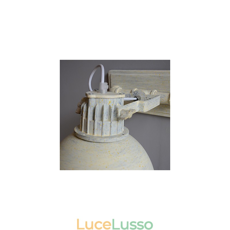 Lampada da parete vintage nostalgica in ferro battuto per corridoio, per balcone, applique da parete in ferro battuto del Nord Europa