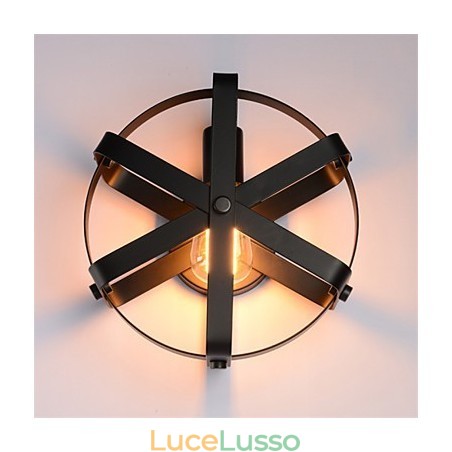 Nuovo stile vintage industriale rotondo applique da parete balcone loft ingresso corridoio camera da letto lampada da parete Nuovo stile vintage industriale rotondo applique da parete balcone loft ingresso corridoio camera da letto lampada da parete