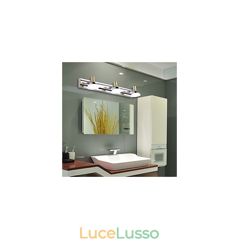 Applique da parete Illuminazione per il bagno Moderno Contemporaneo Metallo