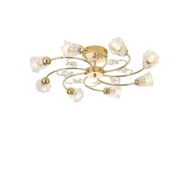 Luci artistiche in alluminio a filo con cristalli