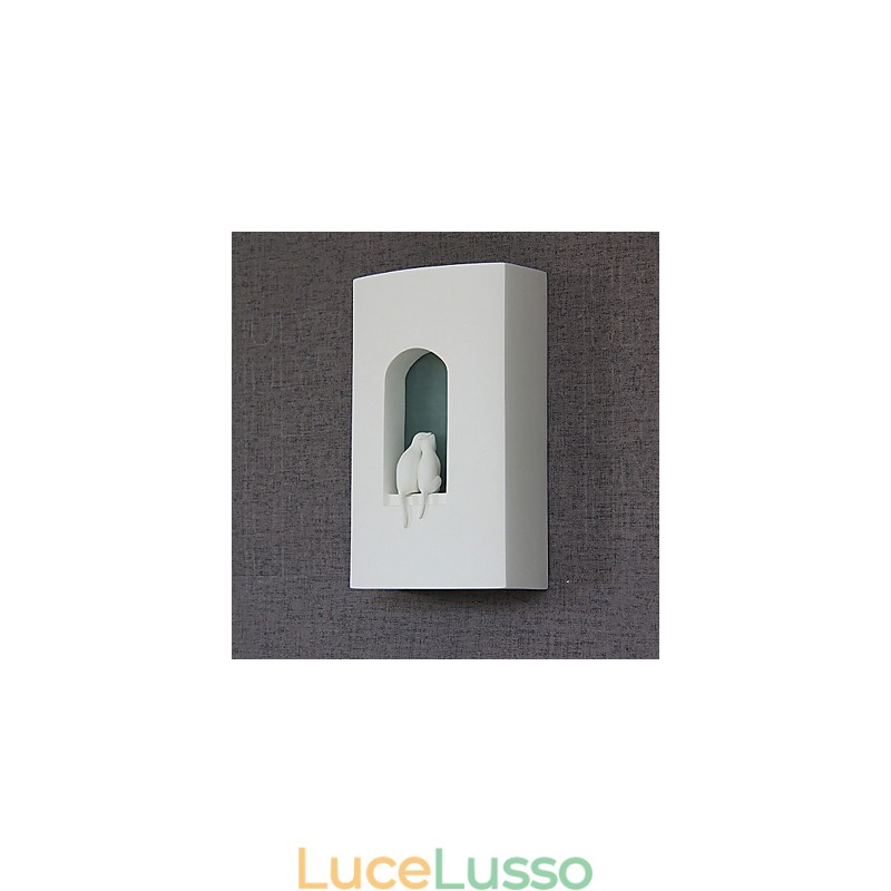 Lampada da parete moderna bianca e alla moda, lampada da comodino, lampada da parete con specchio, lampada da parete per camera da letto