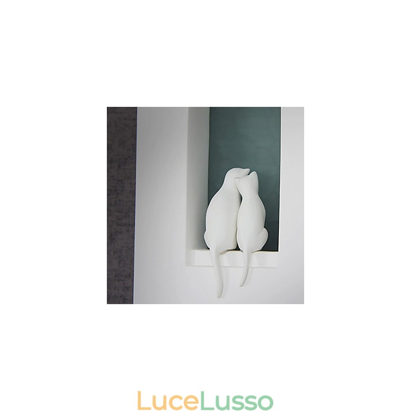 Lampada da parete moderna bianca e alla moda, lampada da comodino, lampada da parete con specchio, lampada da parete per camera da letto