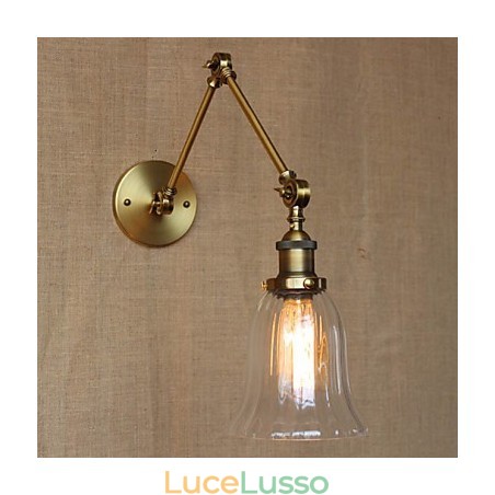 American Country Milano Nordico Bronzo Placcatura Vetro Doppio Braccio Lungo Braccio Del Balcone Decorazione Della Parete American Country Milano Nordico Bronzo Placcatura Vetro Doppio Braccio Lungo Braccio Del Balcone Decorazione Della Parete