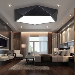 Lampada moderna creativa semplice geometrica con ventosa superiore