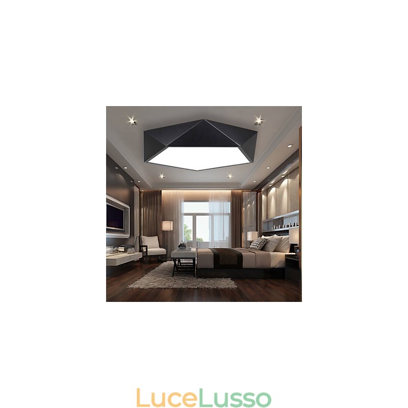Lampada moderna creativa semplice geometrica con ventosa superiore