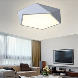 Lampada moderna creativa semplice geometrica con ventosa superiore
