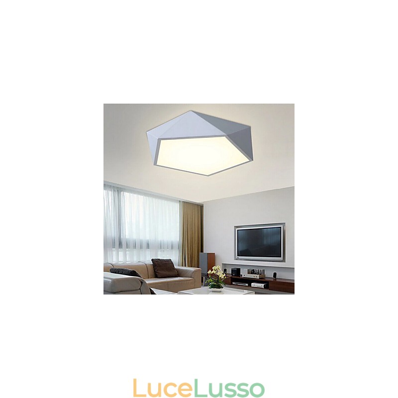 Lampada moderna creativa semplice geometrica con ventosa superiore