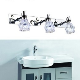 Nuovo arrivato Wash Wall Lighting Monocolore Bianco Lampada per specchio Front Hardware Piastra metallica Bagno Applique da parete