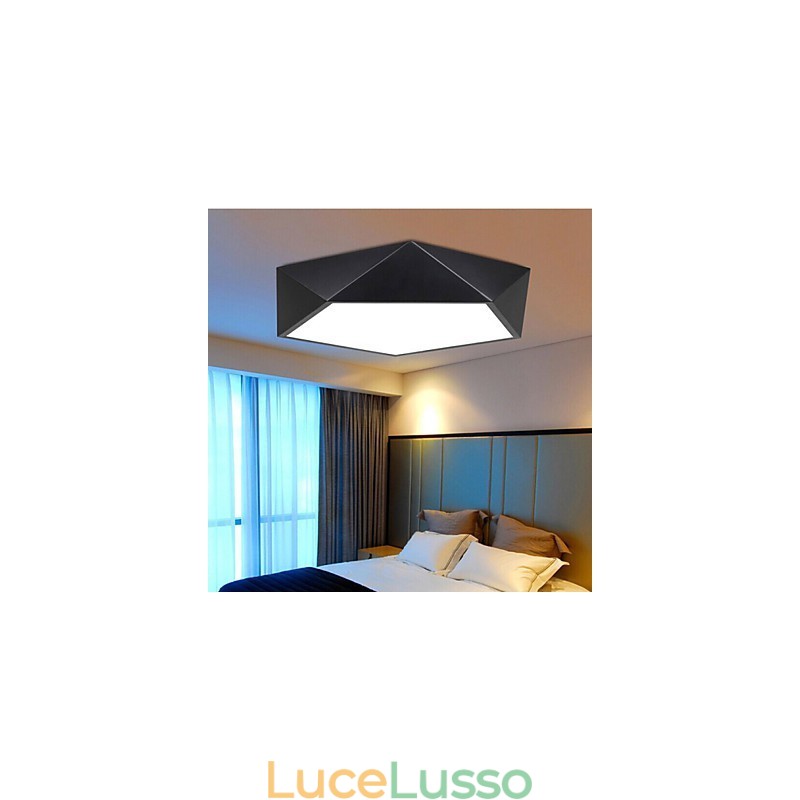 Lampada moderna creativa semplice geometrica con ventosa superiore