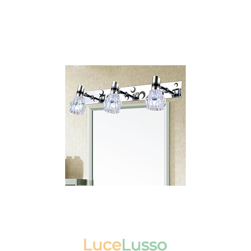 Nuovo arrivato Wash Wall Lighting Monocolore Bianco Lampada per specchio Front Hardware Piastra metallica Bagno Applique da parete