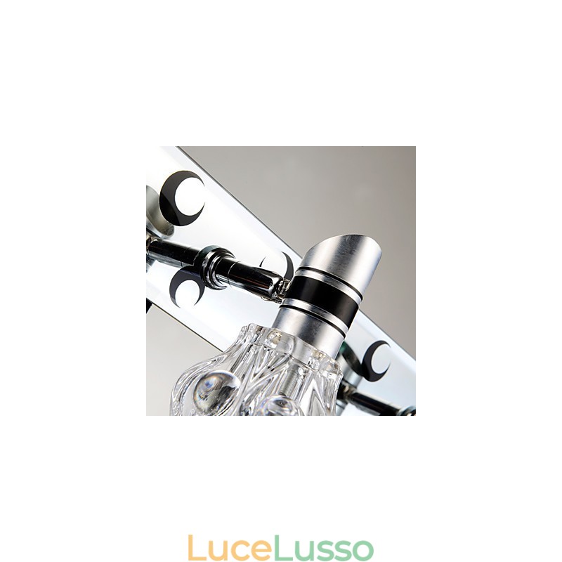 Nuovo arrivato Wash Wall Lighting Monocolore Bianco Lampada per specchio Front Hardware Piastra metallica Bagno Applique da parete