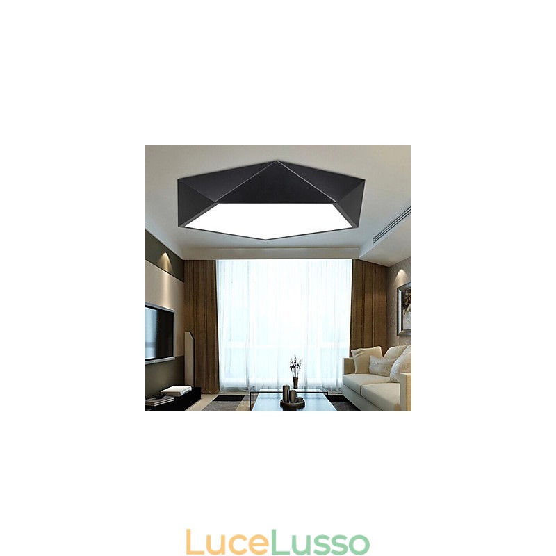 Lampada moderna creativa semplice geometrica con ventosa superiore