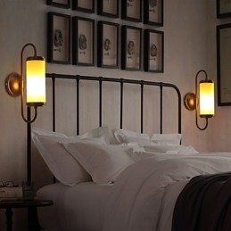 Lampada da parete a forma di candelabro in stile country americano contemporaneo e contratto che restaura i modi antichi
