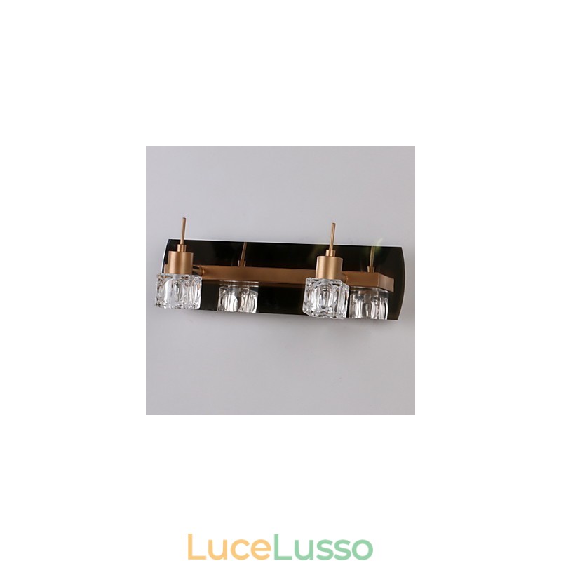Illuminazione per il bagno in cristallo moderna contemporanea G4 in metallo