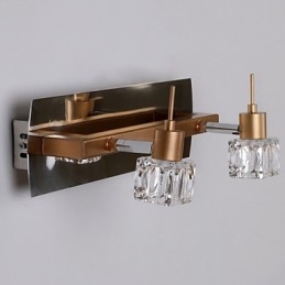 Illuminazione per il bagno in cristallo moderna contemporanea G4 in metallo
