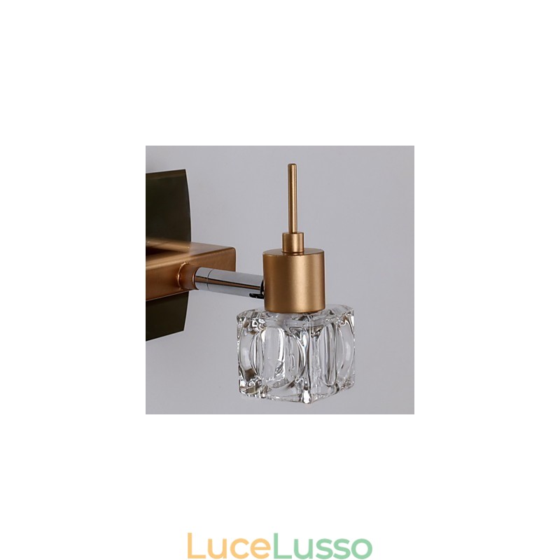 Illuminazione per il bagno in cristallo moderna contemporanea G4 in metallo