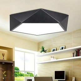 Lampada moderna creativa semplice geometrica con ventosa superiore