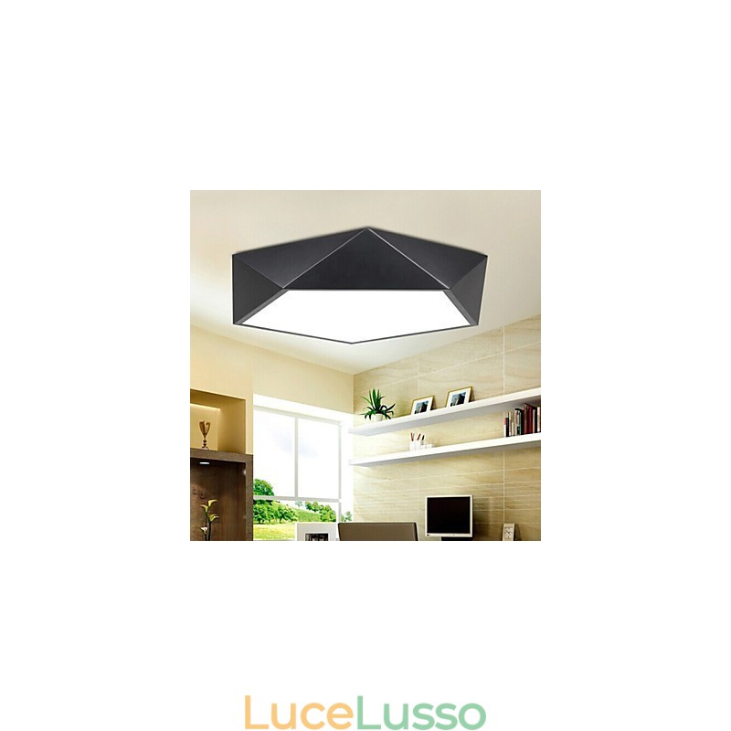 Lampada moderna creativa semplice geometrica con ventosa superiore