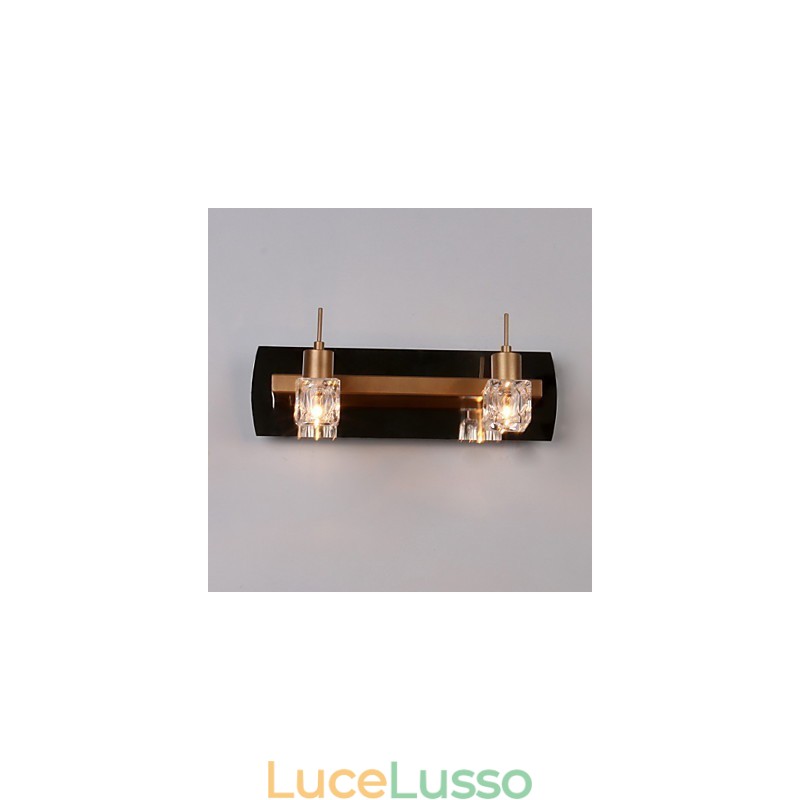 Illuminazione per il bagno in cristallo moderna contemporanea G4 in metallo