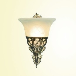 Lampade da parete europee Materiale in metallo Placcatura in bronzo Illuminazione con comodino Soggiorno Specchio frontale Lampada da balcone