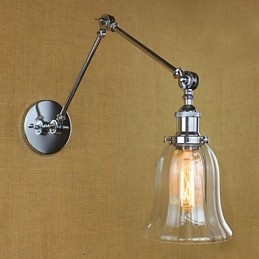 Applique da parete Illuminazione per il bagno Lampade da parete per esterni Lampade da parete per lettura Moderne Contemporanee Vetro