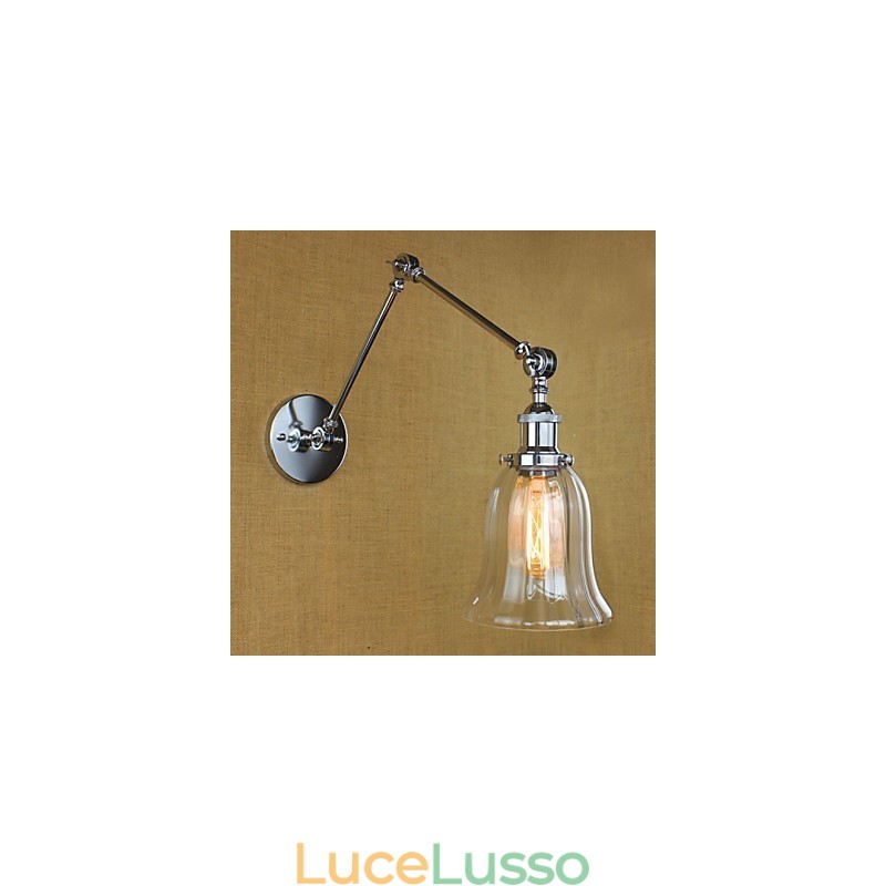 Applique da parete Illuminazione per il bagno Lampade da parete per esterni Lampade da parete per lettura Moderne Contemporanee Vetro