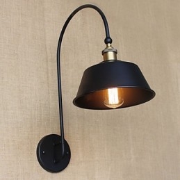 Lampada da parete decorativa in ferro da pranzo nostalgica in stile country americano LOFT Macchinari industriali Vento leggero Villa retrò
