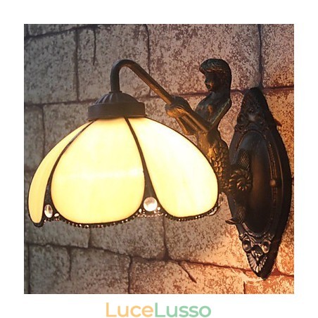 Lampada da parete in ferro battuto creativo rurale europeo contratto Lampada da parete in ferro battuto creativo rurale europeo contratto