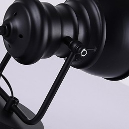 Applique da parete Art Déco Lampada da parete industriale in ferro con insegna Loft