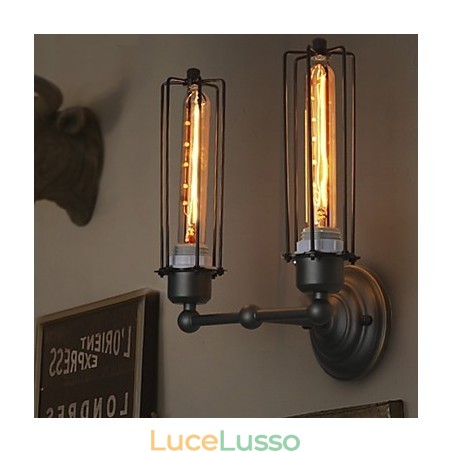 Lampada da parete in ferro retrò stile country americano Loft Art Industry Lights Lampada da parete in ferro retrò stile country americano Loft Art Industry Lights