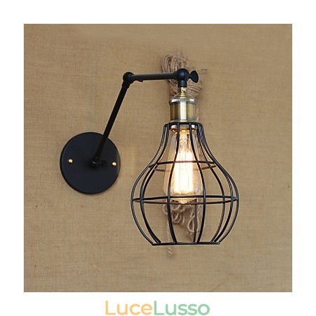 Applique da parete Lampade a sospensione Lampade da lettura da parete Mini Style Rustic Lodge Metallo Applique da parete Lampade a sospensione Lampade da lettura da parete Mini Style Rustic Lodge Metallo