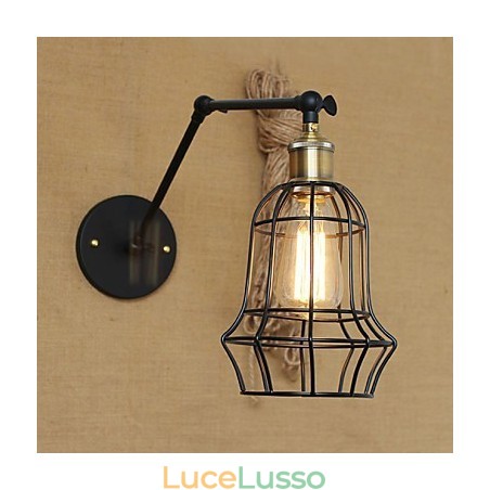 Applique da parete Lampade a sospensione Lampade da lettura da parete Mini Style Rustic Lodge Metallo Applique da parete Lampade a sospensione Lampade da lettura da parete Mini Style Rustic Lodge Metallo
