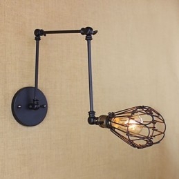 Lampada da tavolo semplice e creativa per corridoio industriale retrò da loft con braccio in ferro, scale, ristorante, bar