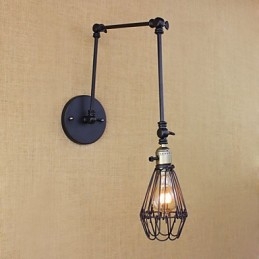 Lampada da tavolo semplice e creativa per corridoio industriale retrò da loft con braccio in ferro, scale, ristorante, bar