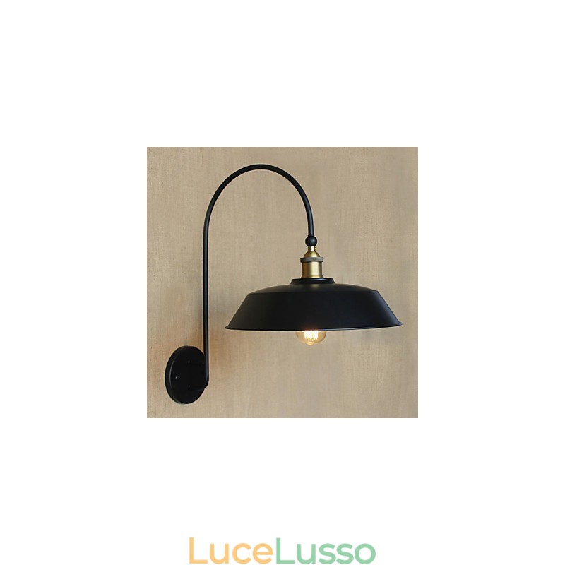 Lampada decorativa per soggiorno, balcone, corridoio, scale, stile industriale, retrò, in ferro battuto, stile americano creativo