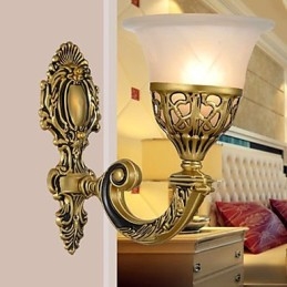 Lampada da parete europea Lampada da parete per scale del corridoio Lampada da parete della camera da letto La testa di un letto