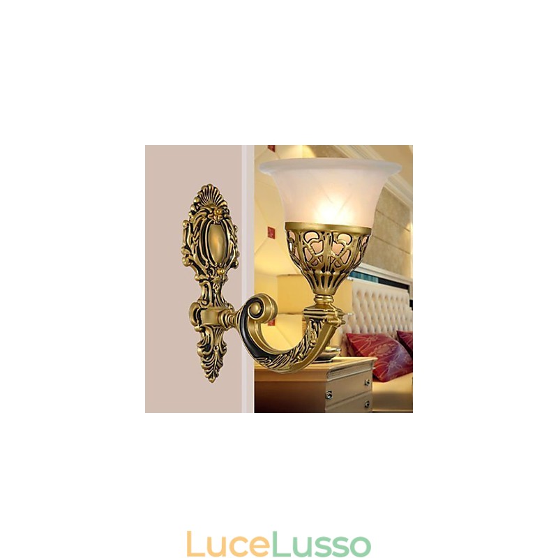 Lampada da parete europea Lampada da parete per scale del corridoio Lampada da parete della camera da letto La testa di un letto