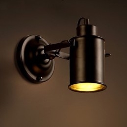 Lampada da parete vintage Lampada da parete industriale in ferro battuto nero Lampada da parete retrò Econce Fixturedison Illuminazione da parete per corridoio