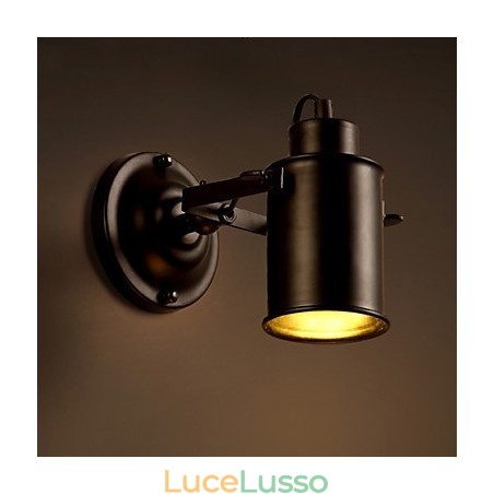 Lampada da parete vintage Lampada da parete industriale in ferro battuto nero Lampada da parete retrò Econce Fixturedison Illuminazione da parete per corridoio Lampada da parete vintage Lampada da parete industriale in ferro battuto nero Lampada da parete retrò Econce Fixturedison Illuminazione da parete per corridoio
