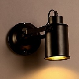 Lampada da parete vintage Lampada da parete industriale in ferro battuto nero Lampada da parete retrò Econce Fixturedison Illuminazione da parete per corridoio