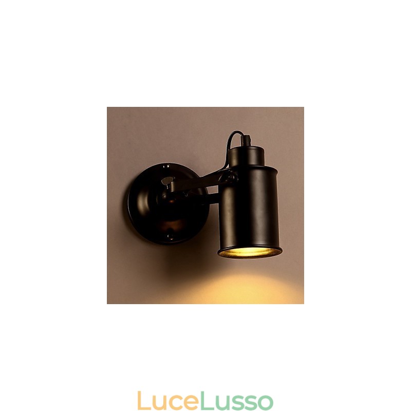 Lampada da parete vintage Lampada da parete industriale in ferro battuto nero Lampada da parete retrò Econce Fixturedison Illuminazione da parete per corridoio